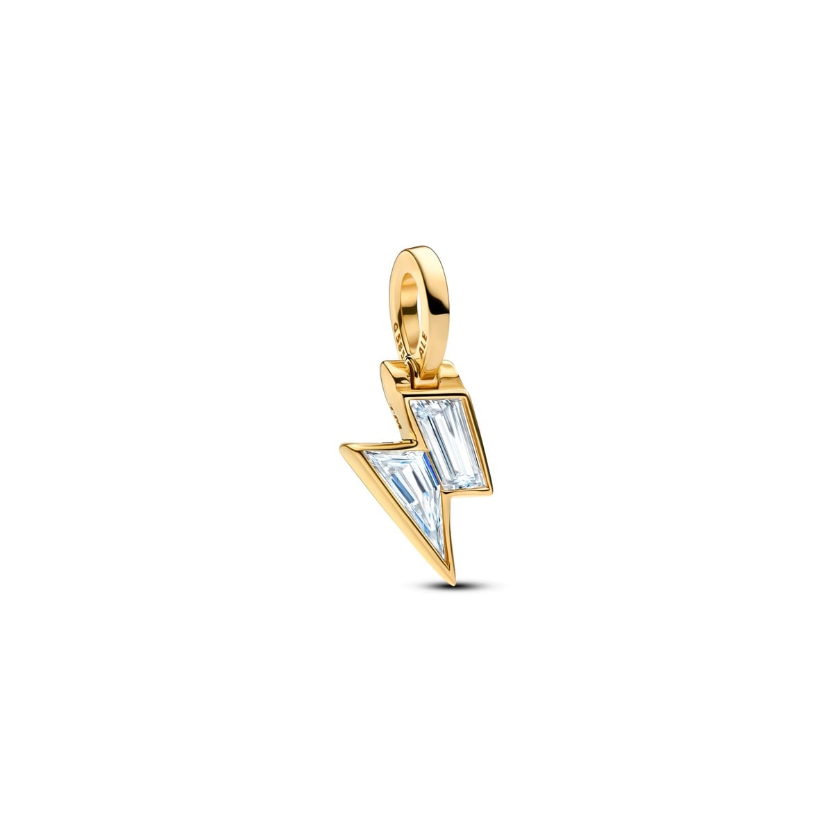 Harry Potter Lightning Scar 14k Gold Lab-grown Diamond Pendant