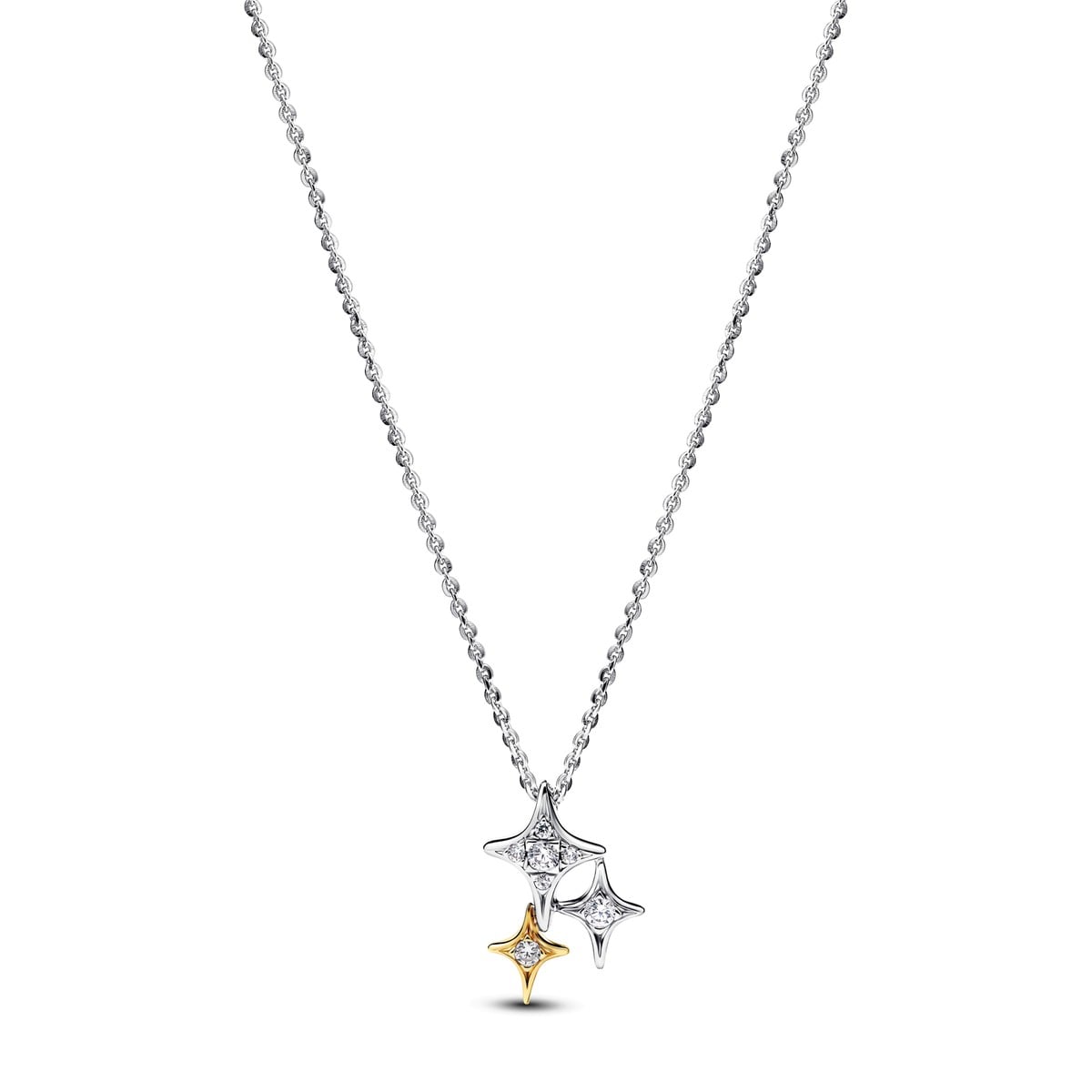 Three Stars Pendant Necklace
