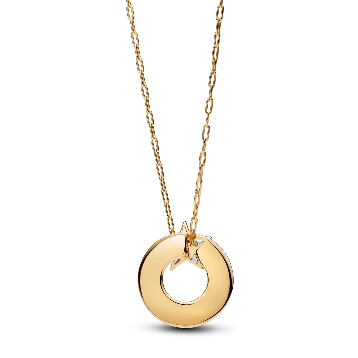 Sparkling Shooting Star Pendant Necklace