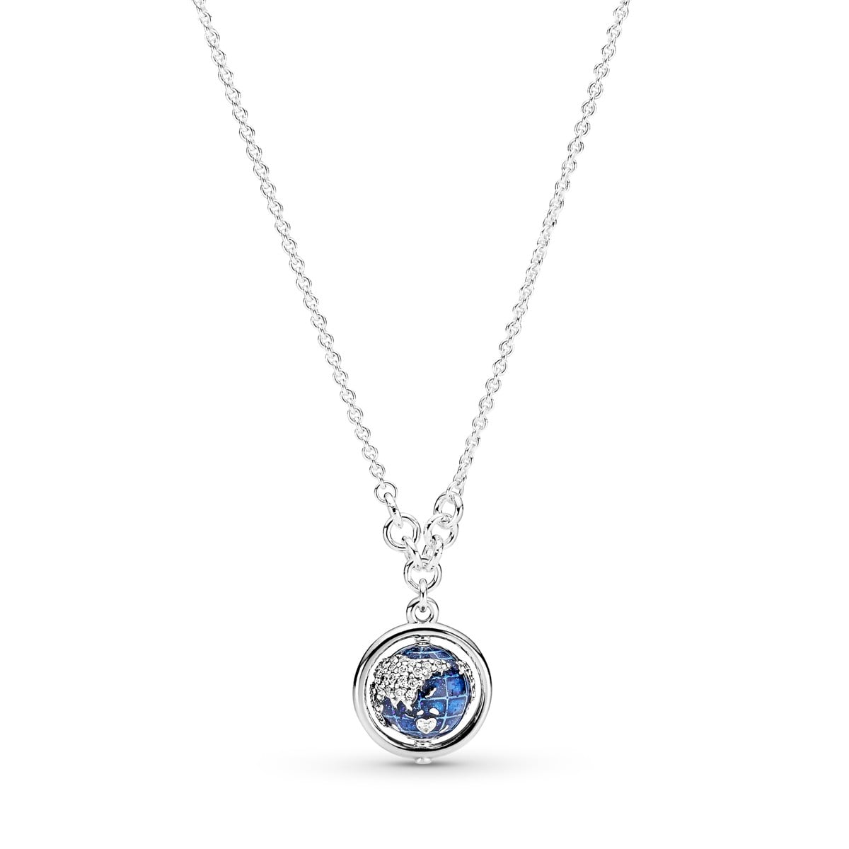Spinning Globe Necklace