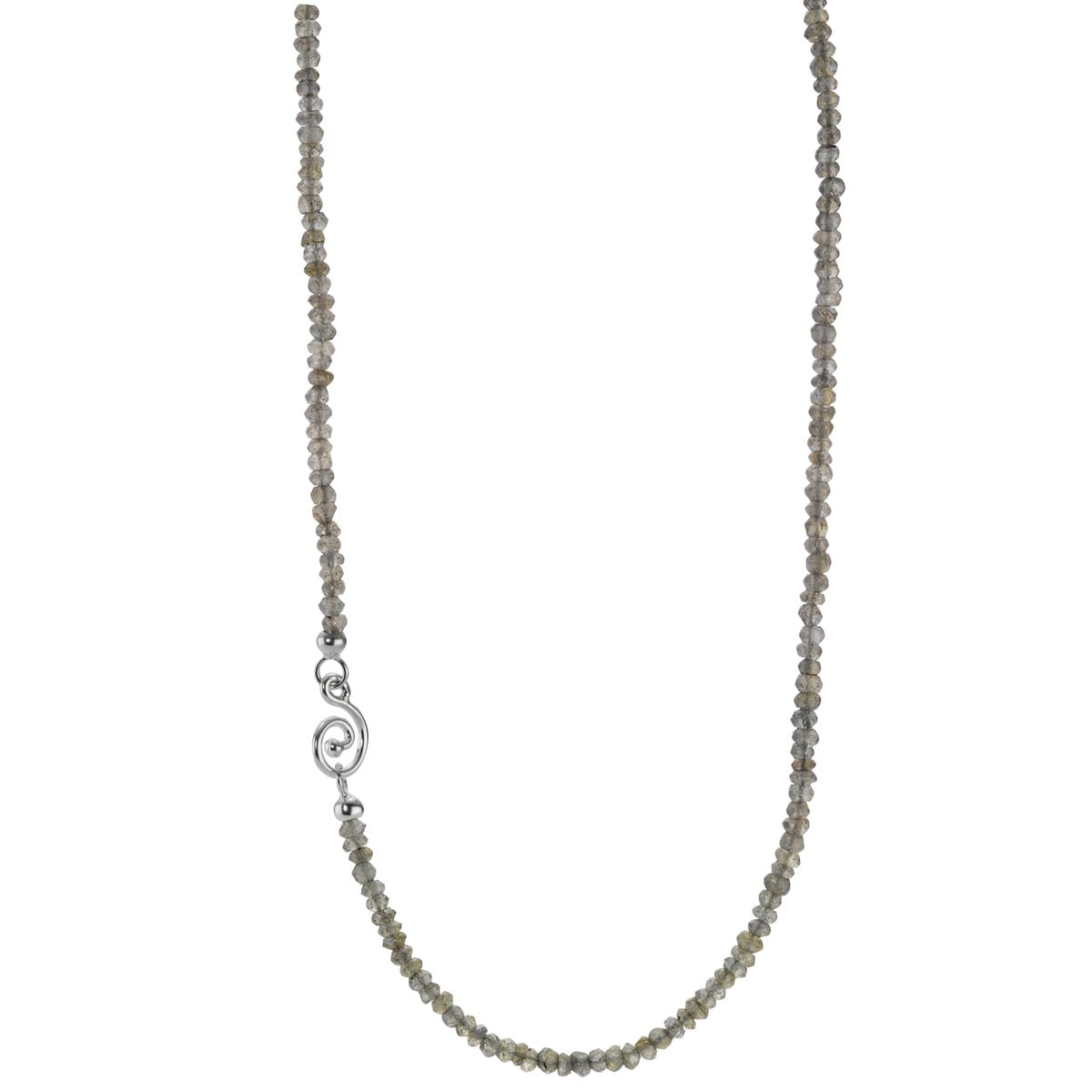 Sterling Silver Necklace with Labradorite