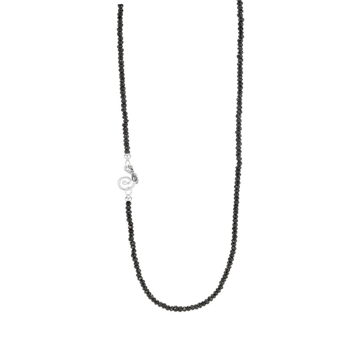 Sterling Silver Necklace with Spinel