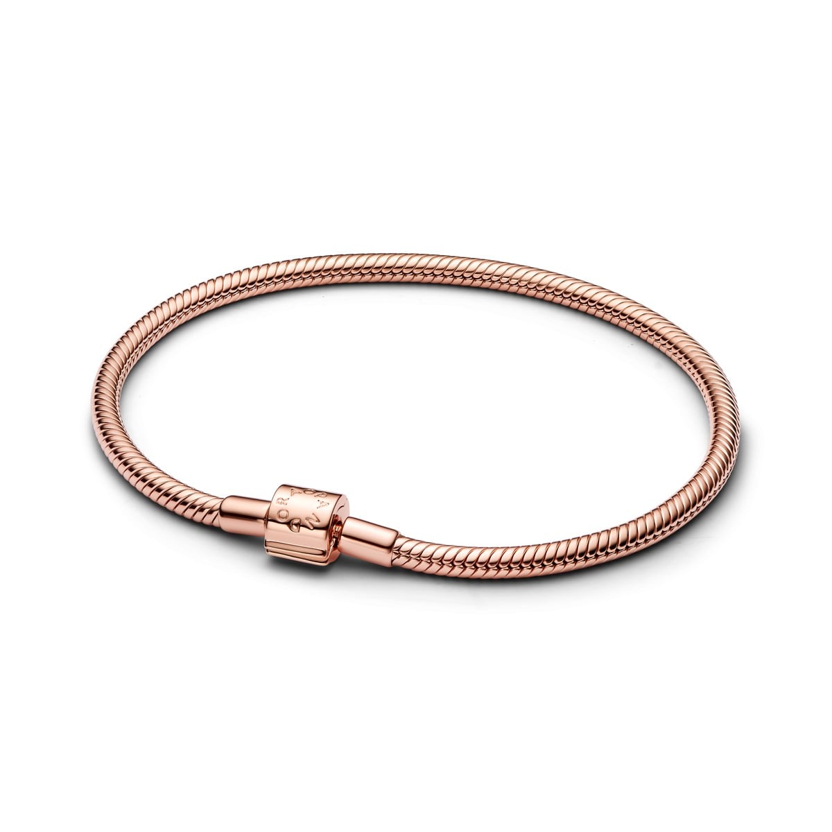 Barrel Clasp Snake Chain Bracelet