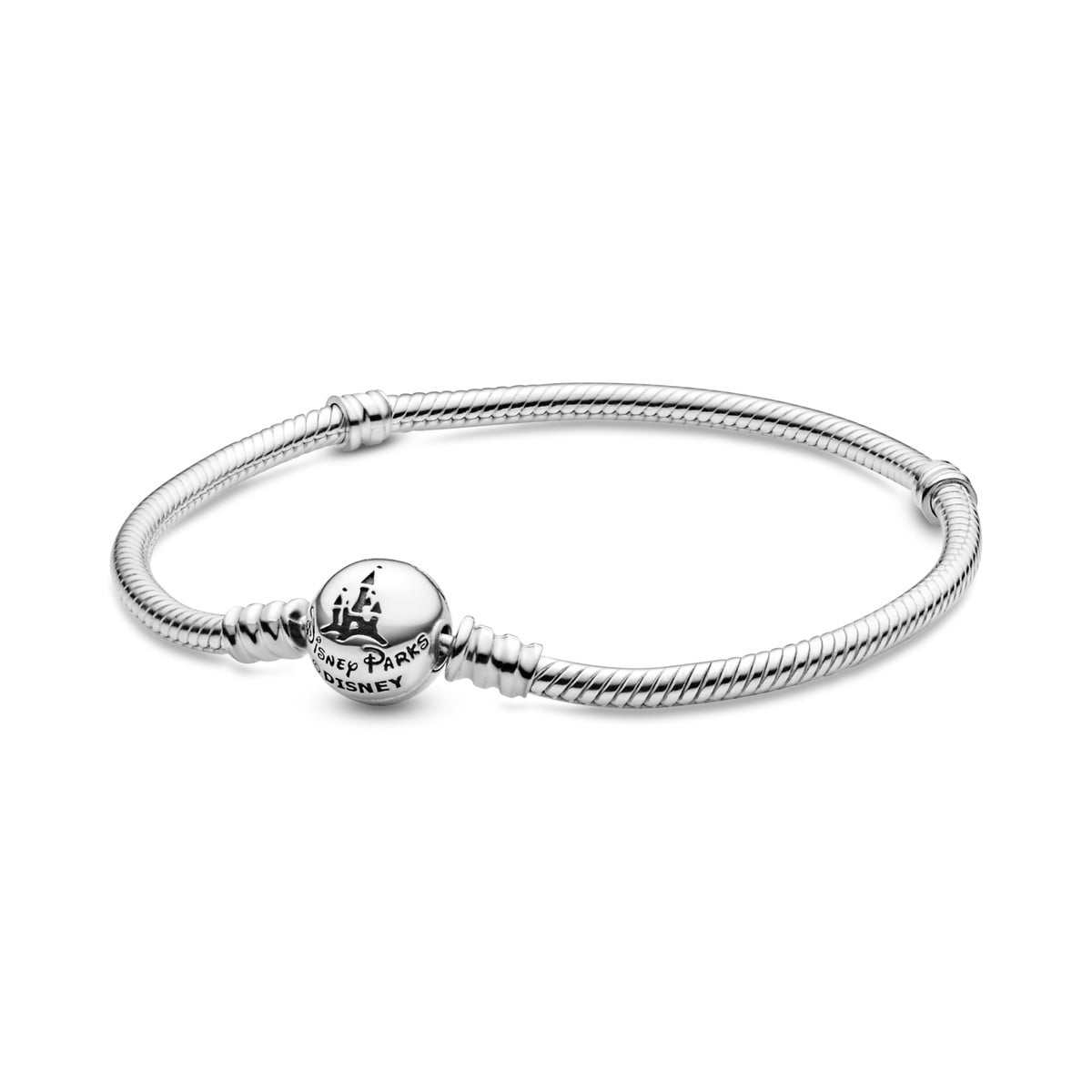 Disney Silver Bracelet with Disneyland Clasp