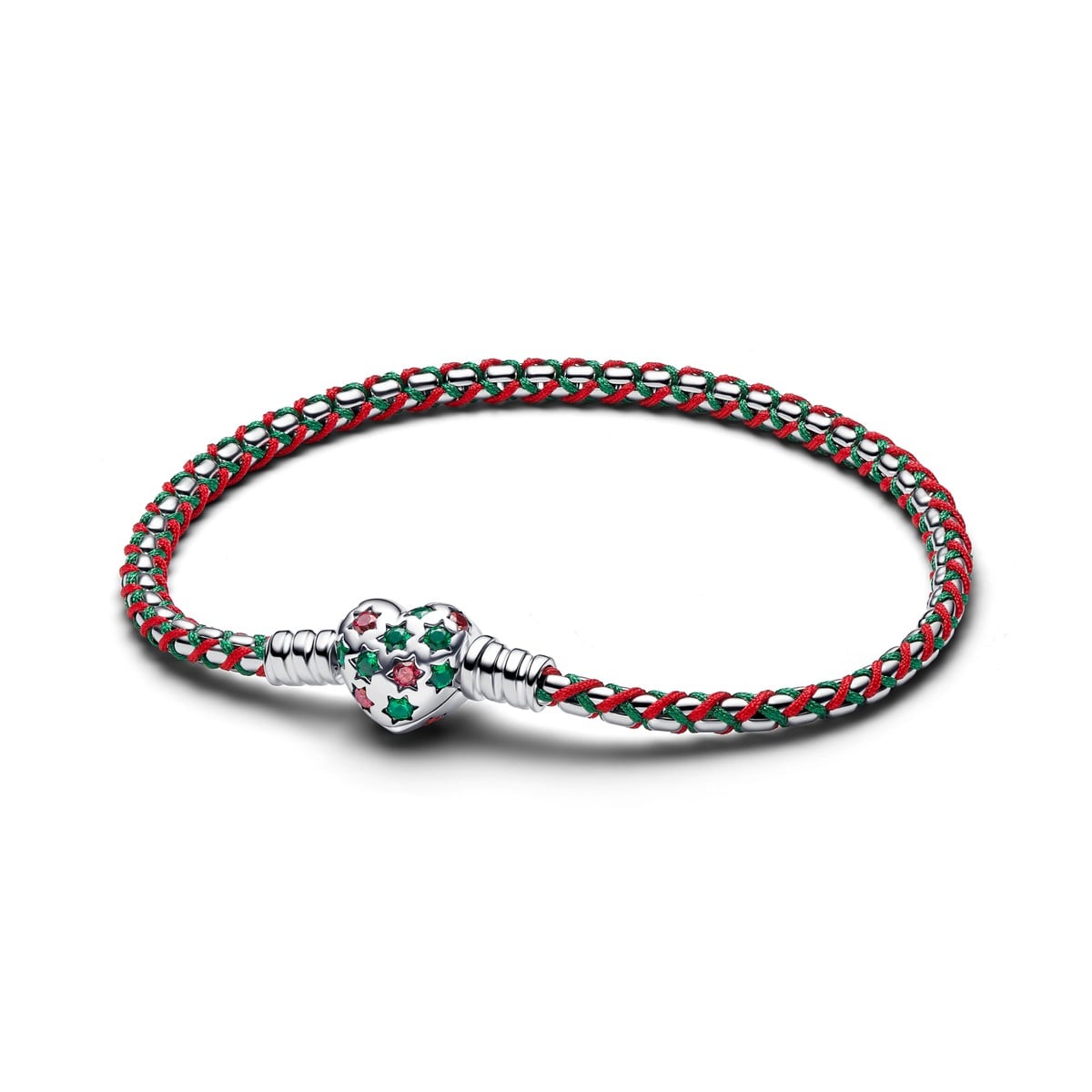 Venetian Chain Bracelet with Mint Green Cord