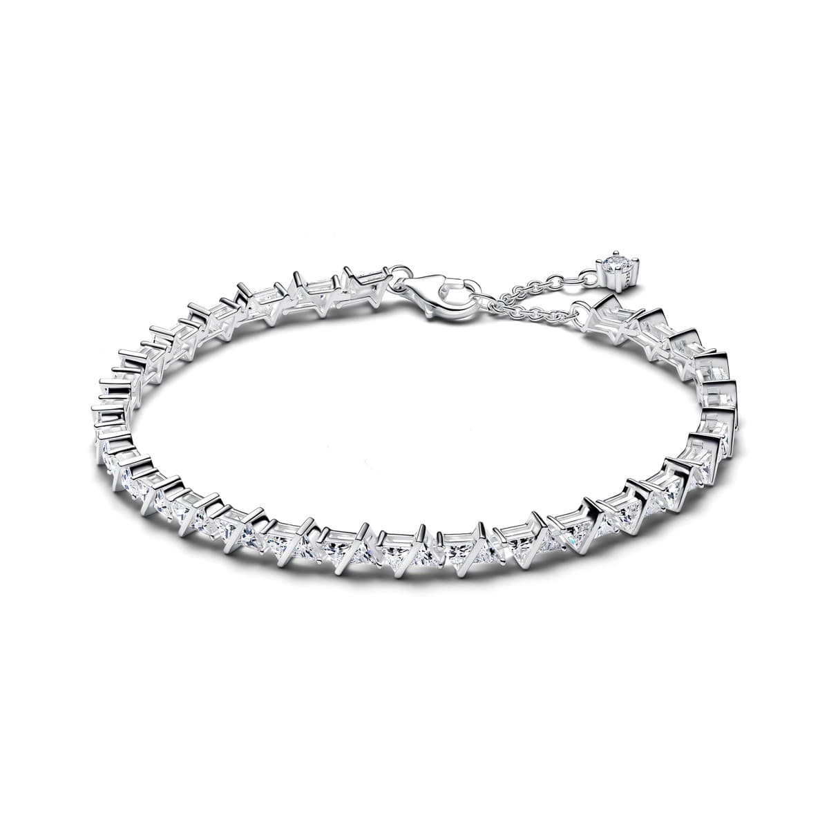 Pandora Sparkling Triangle Riviera Bracelet 595069C01 595069 — Foto 1 von 1