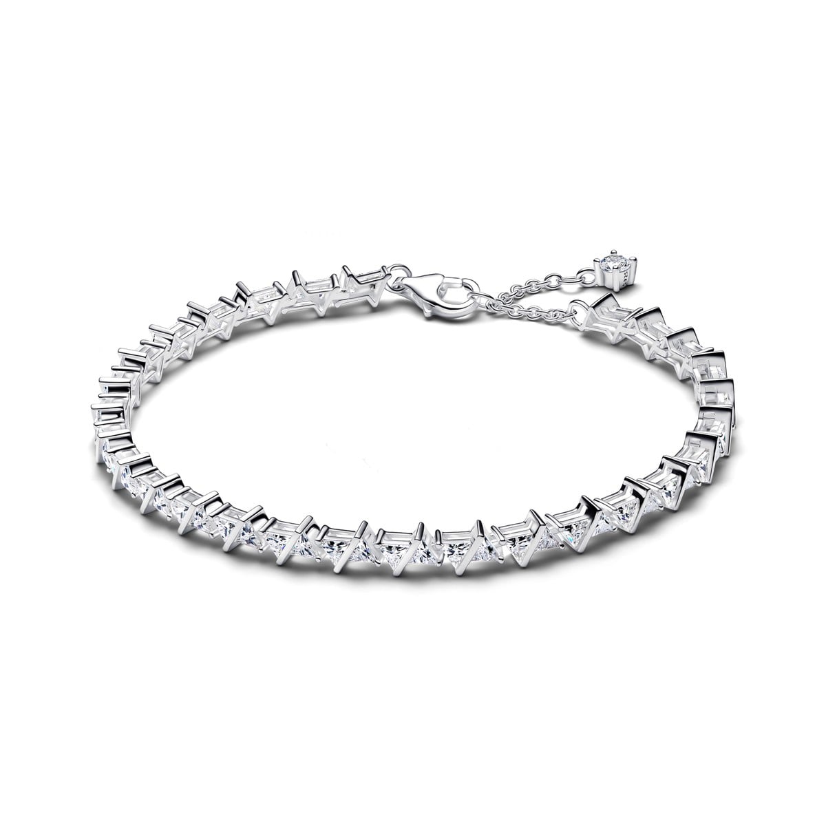 Sparkling Triangle Tennis Bracelet