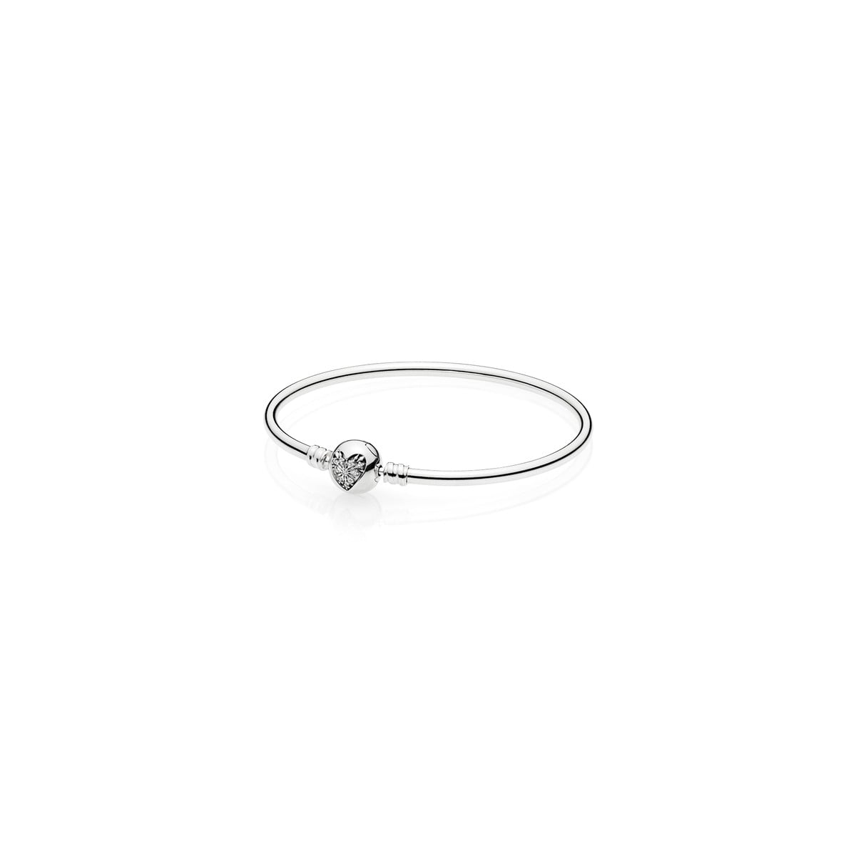 Moments Silver Bangle Heart of Winter Clasp