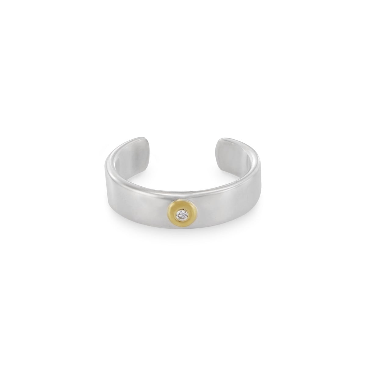 Toe Ring, 14K, 0.01ct