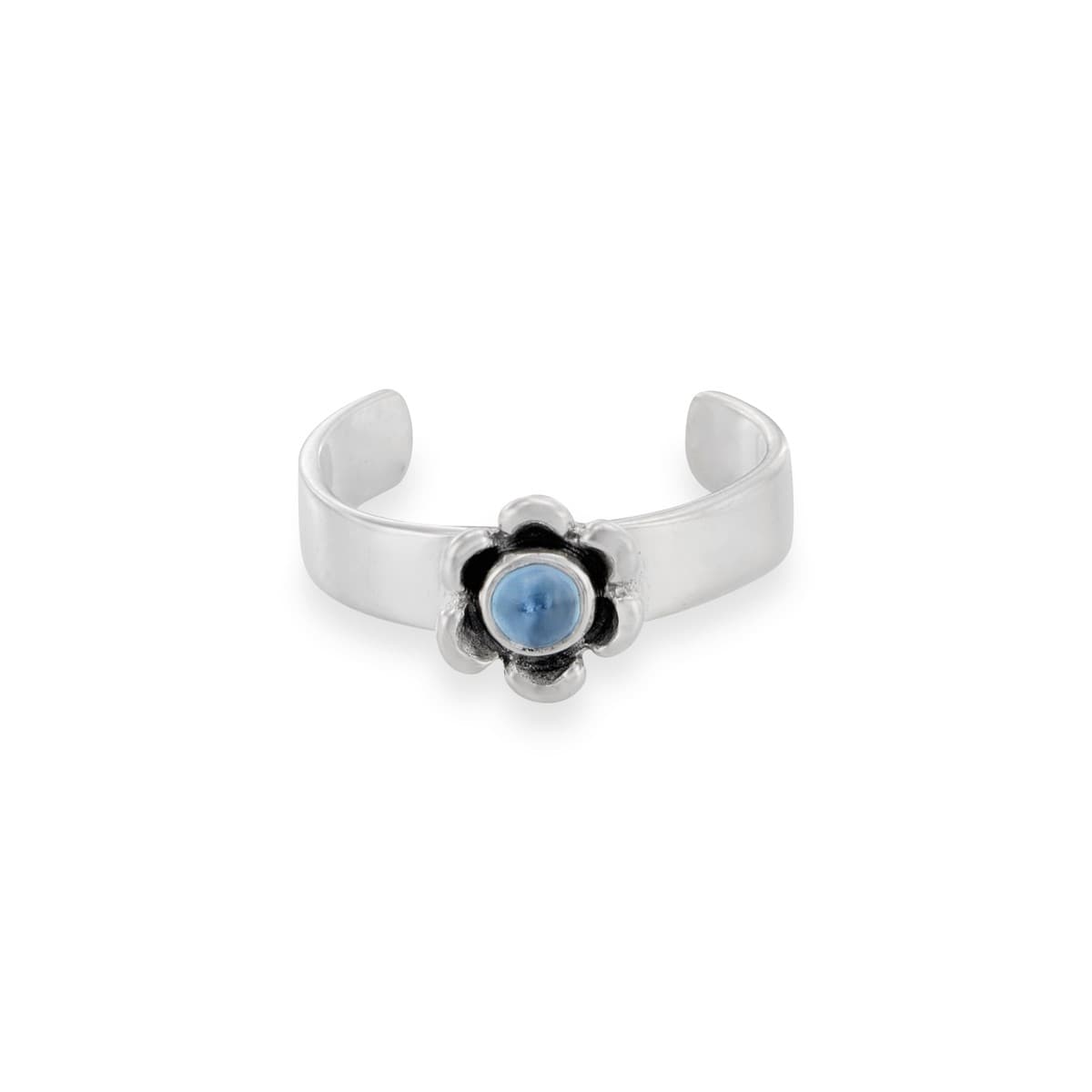 Pandora Sterling Silver Toe Ring with Topaz 690222BTP 690222 — Foto 1 von 1