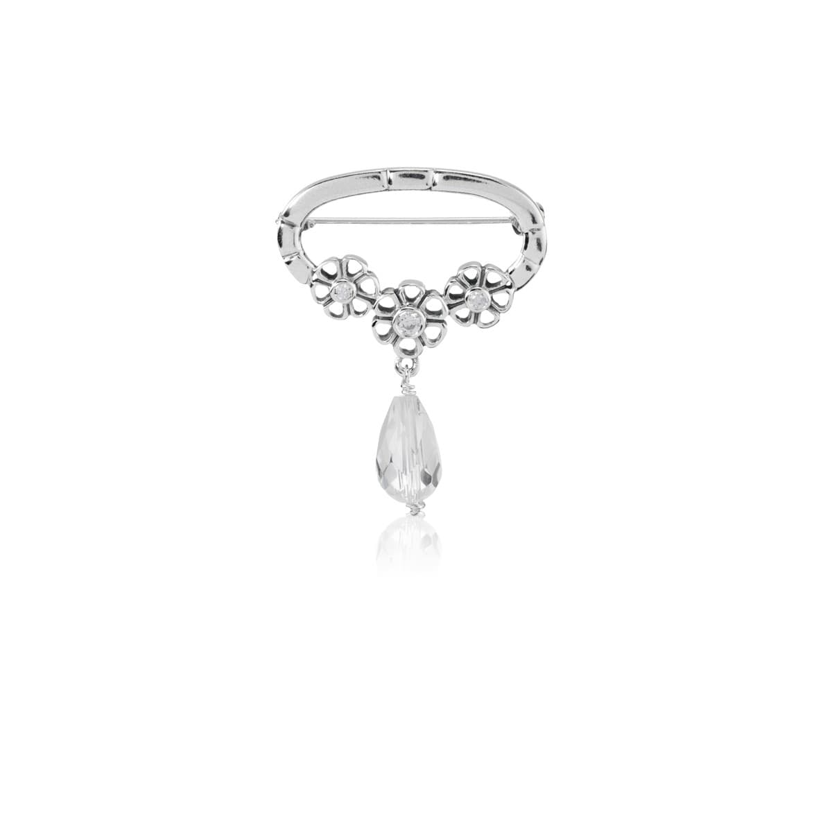 Pandora Sterling Silver Brooch with Cubic Zirconia 690758CZ 690758 — foto 1 di 1