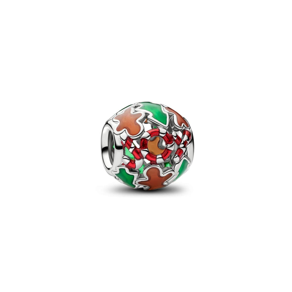 Pandora Holiday Joy Openwork Charm, Platinum Plated 735064C01 735064 — Foto 1 von 3