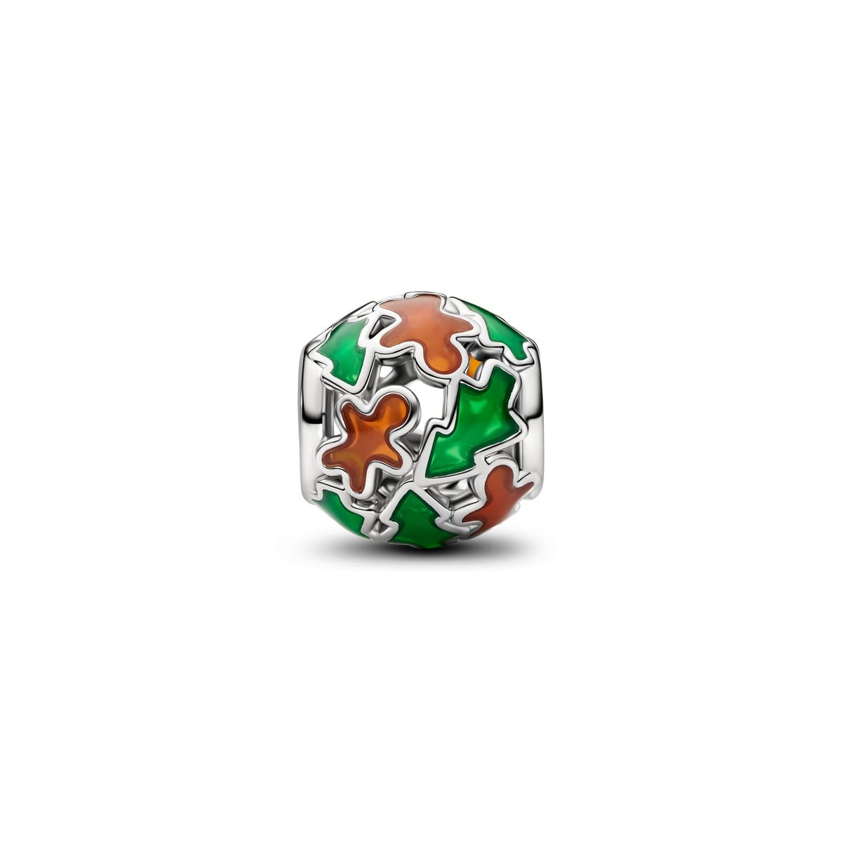 Holiday Joy Openwork Charm, Platinum Plated