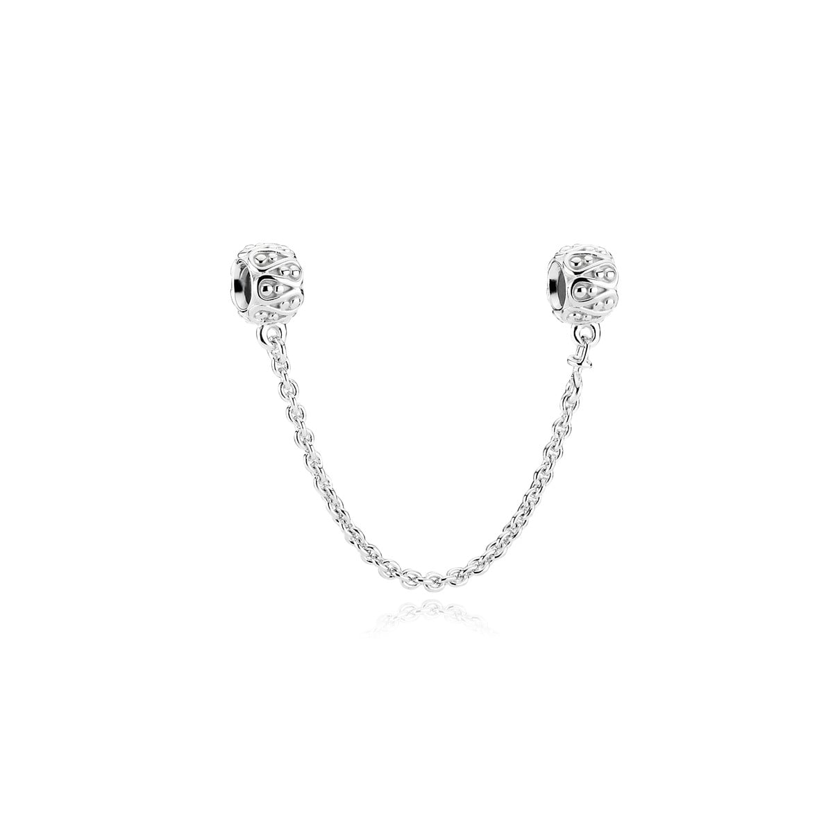 White Gold Safety Chain