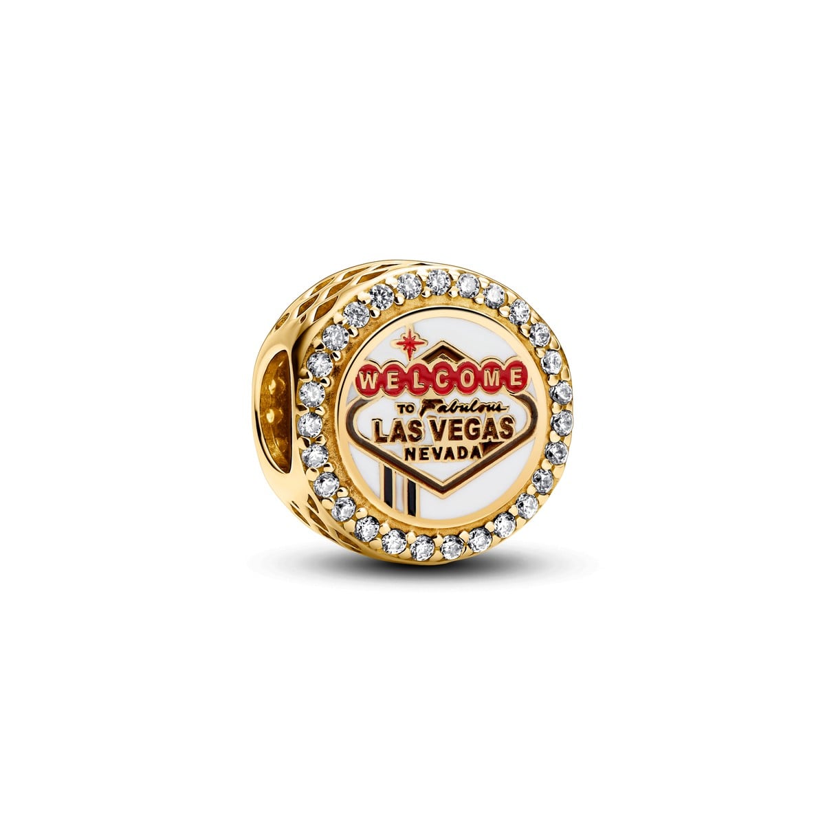 Las Vegas Sign Charm (14k Gold-Plated)
