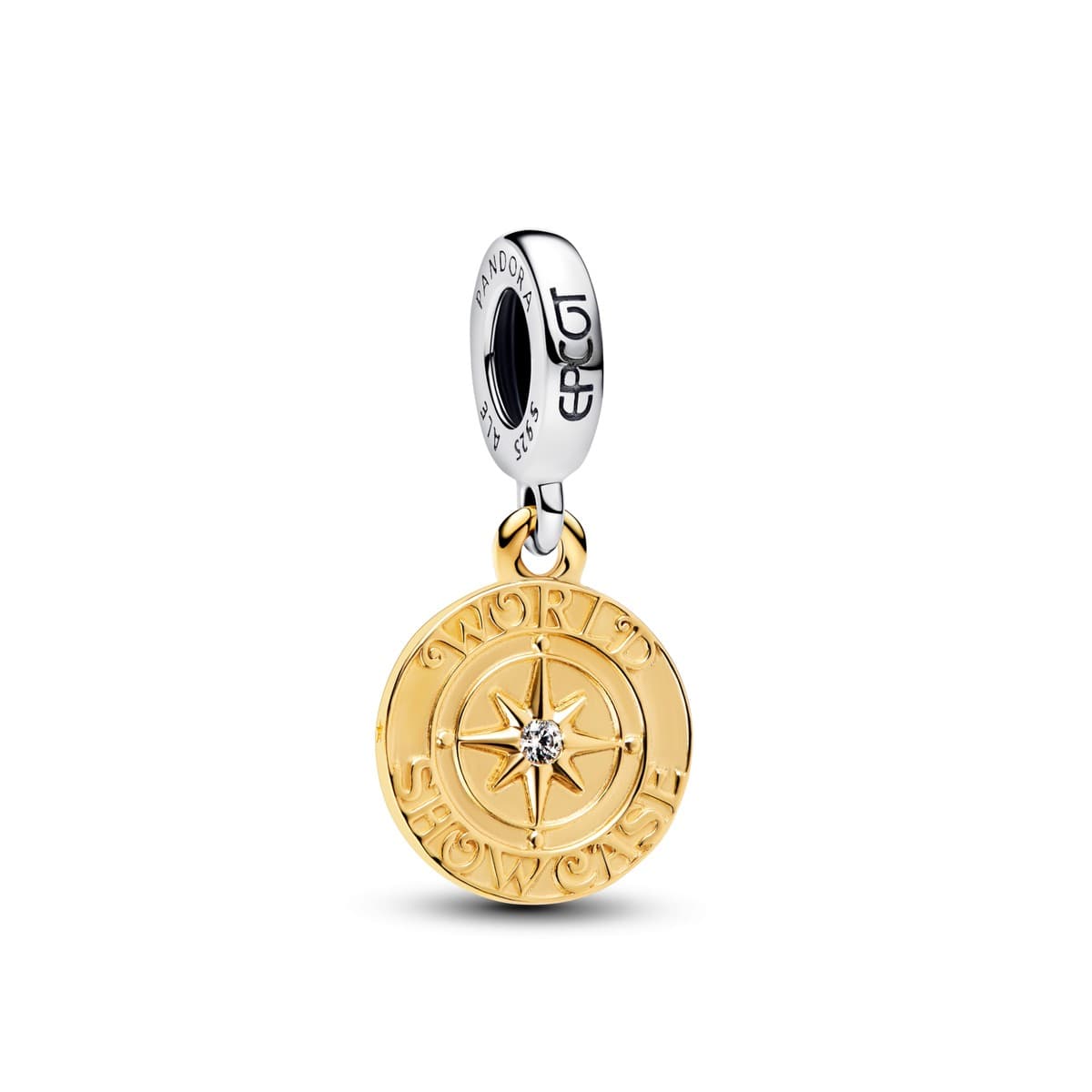 Pandora Compass Medallion Dangle Charm 764131C01 764131 — Foto 1 von 1