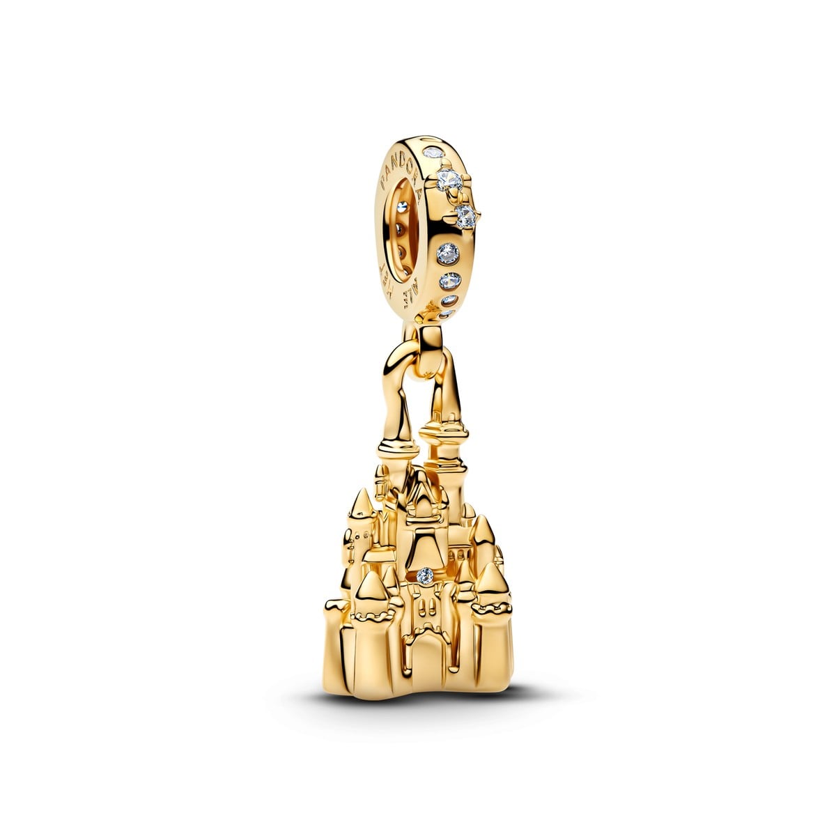 Disney Castle Dangle Charm (14k Gold-Plated)