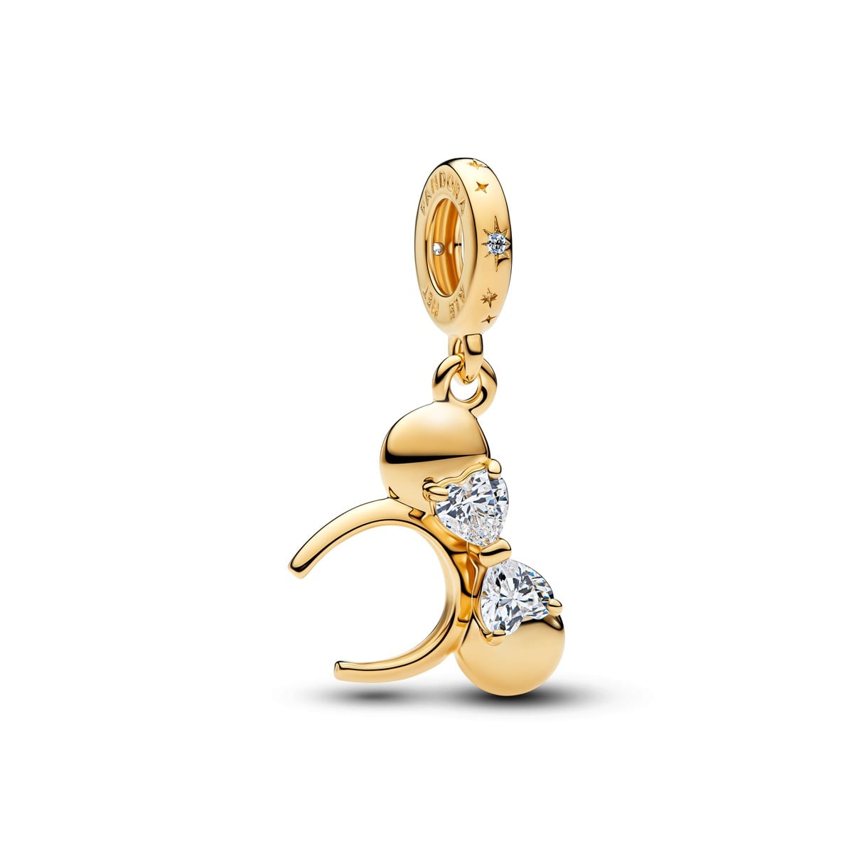 Disney Minnie Mouse Ear Headband Dangle Charm (14k Gold-Plated)
