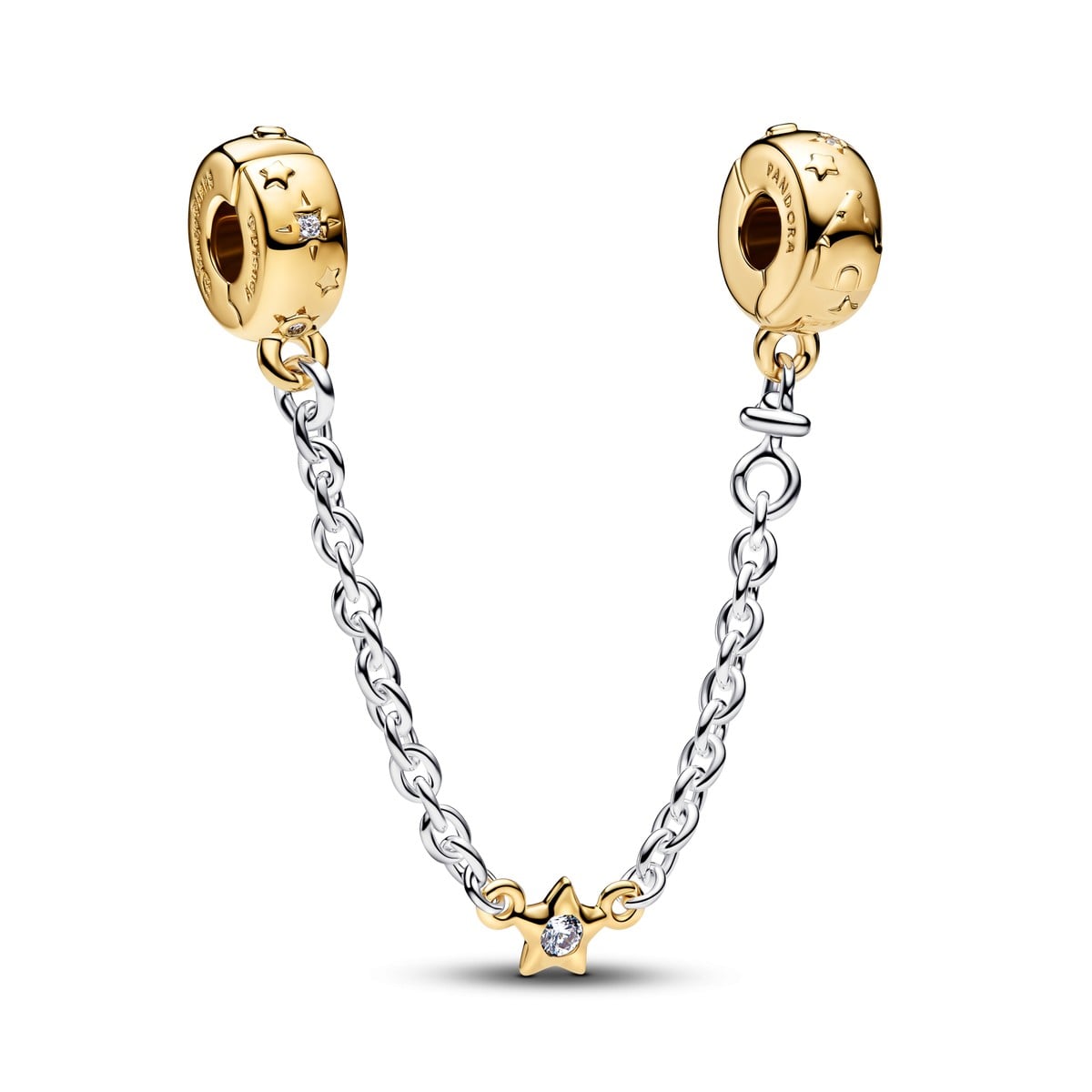 Star Safety Chain Charm