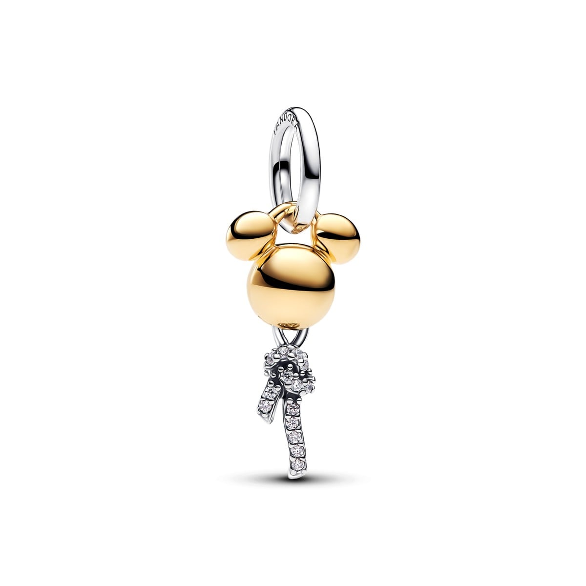 Mickey Mouse Balloon Two-Tone Dangle Charm