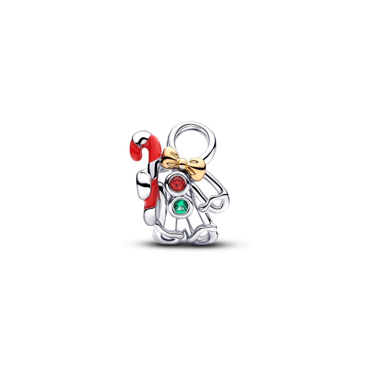 Gingerbread Man Openwork Charm