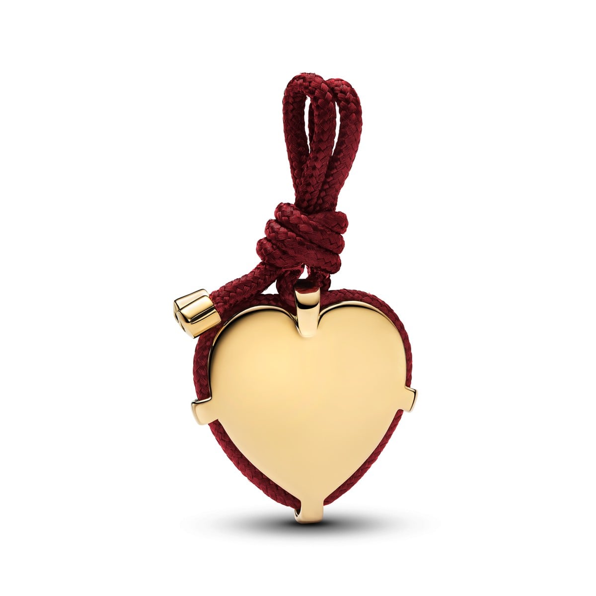 Heart Pendant on Red Cord