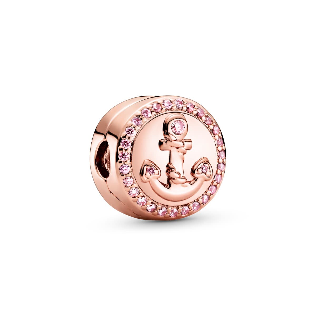 Pandora Sparkling Pink Anchor Clip 789019C01 789019 — photo 1 of 1