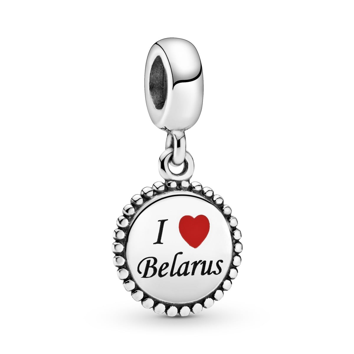 I Love Belarus Dangle Charm