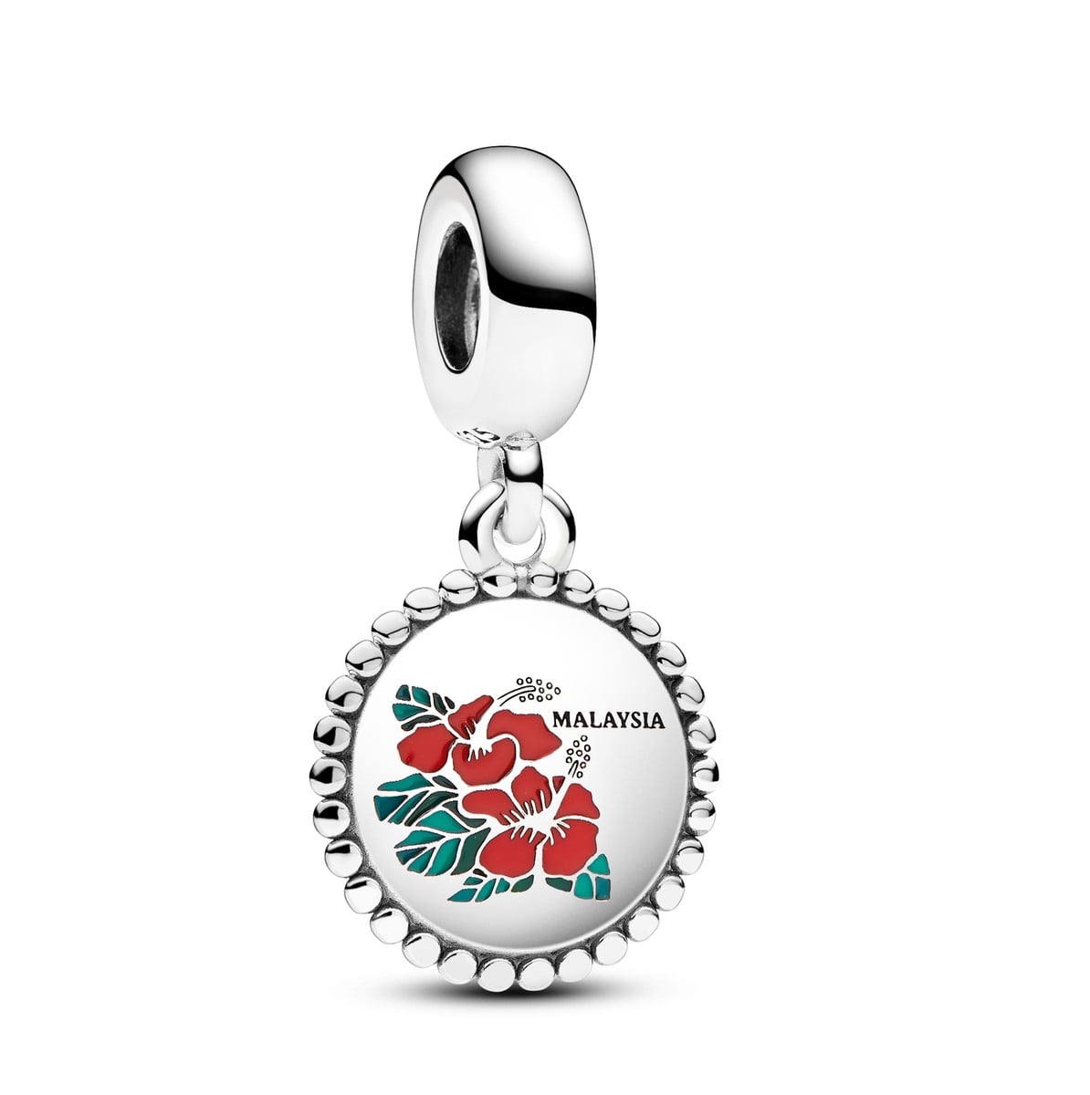 Malaysian Hibiscus Flower Charm