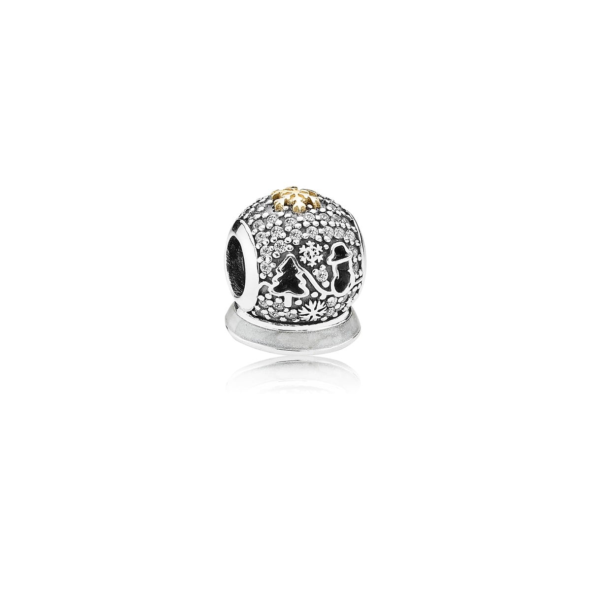 Wonderland, Silver Enamel & Clear CZ