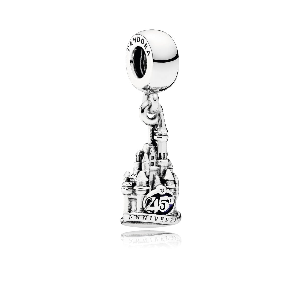 Disney World 45th Anniversary Castle Dangle Charm