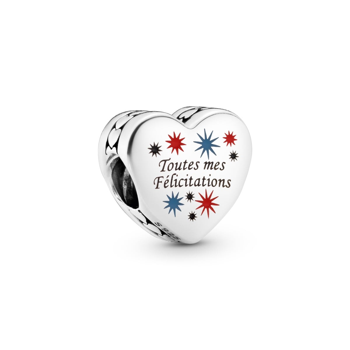 Toutes Mes Félicitations Heart Charm
