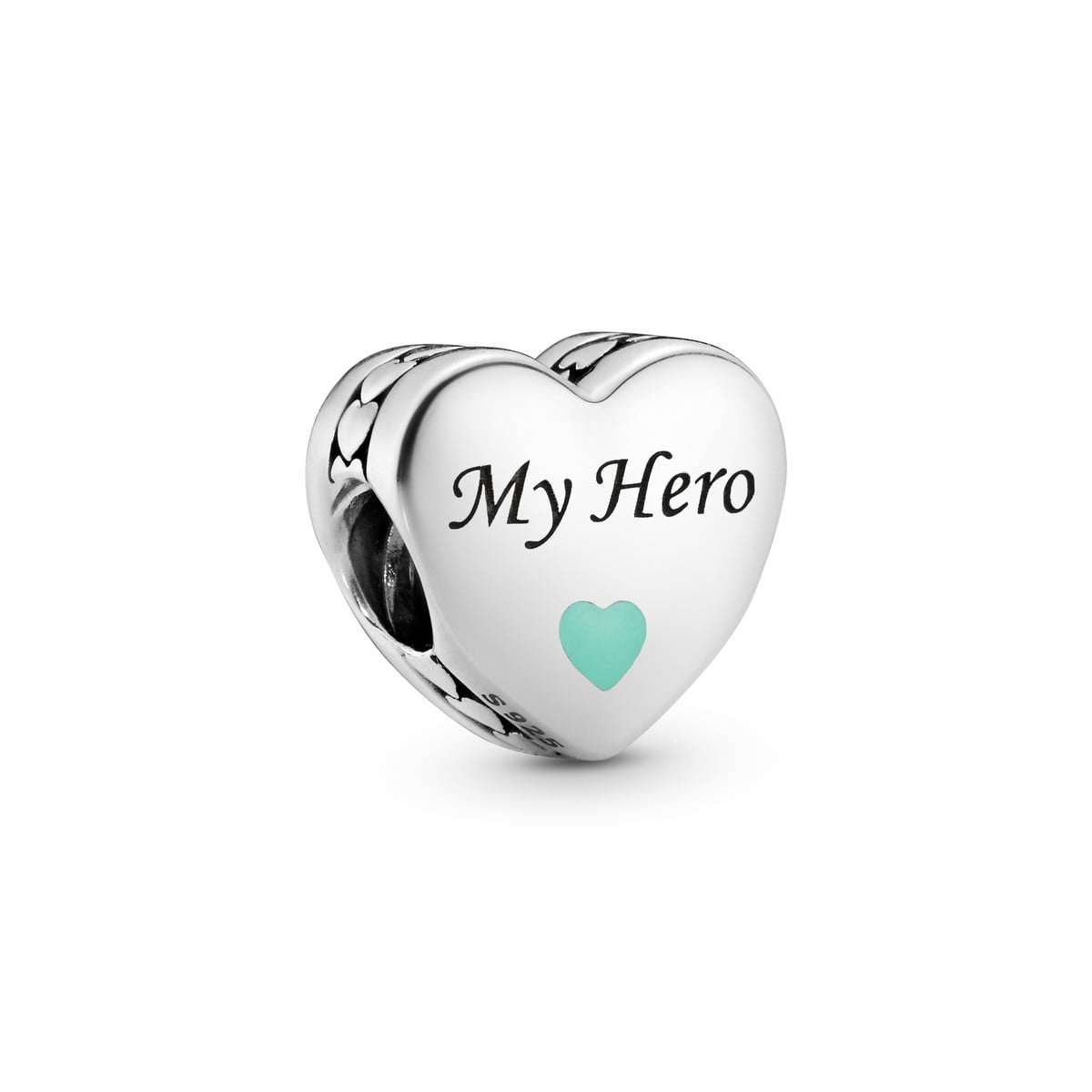 My Hero Heart Charm