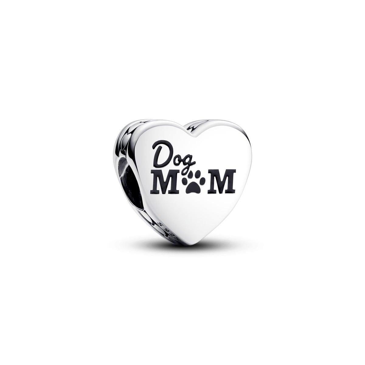 Engravable Dog Mom Heart Charm