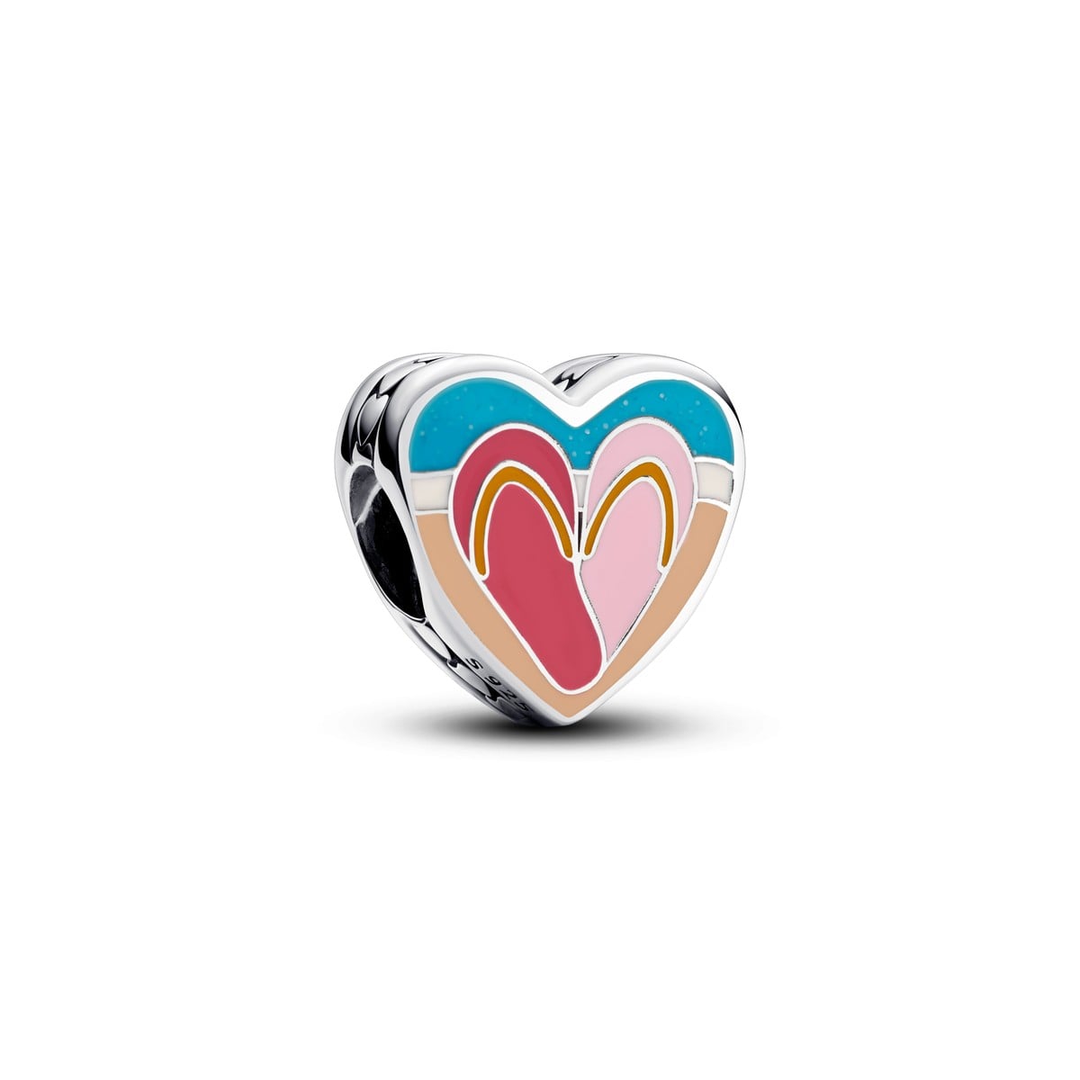 Beach Sandals Heart Charm
