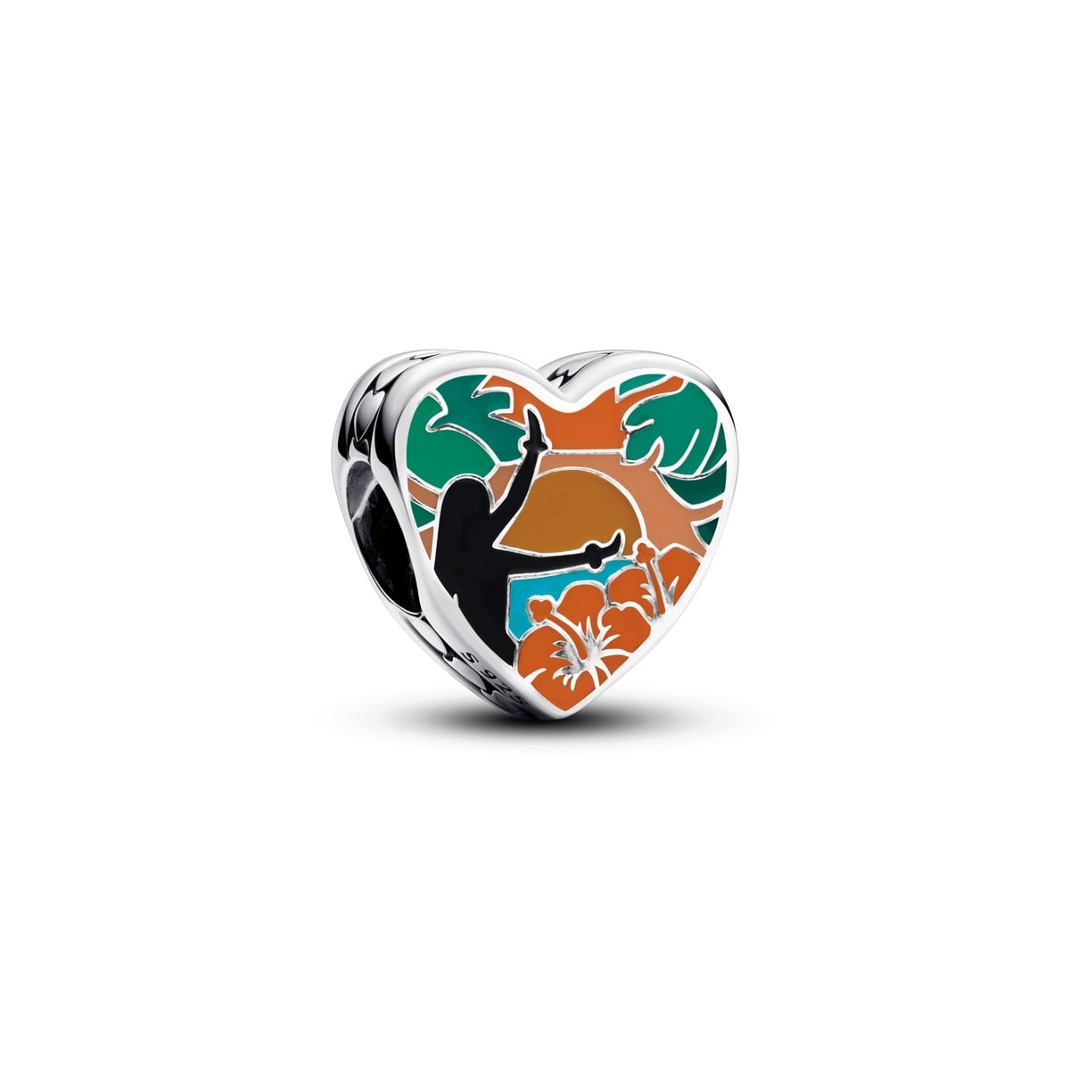 Aloha Hawaii Heart Charm