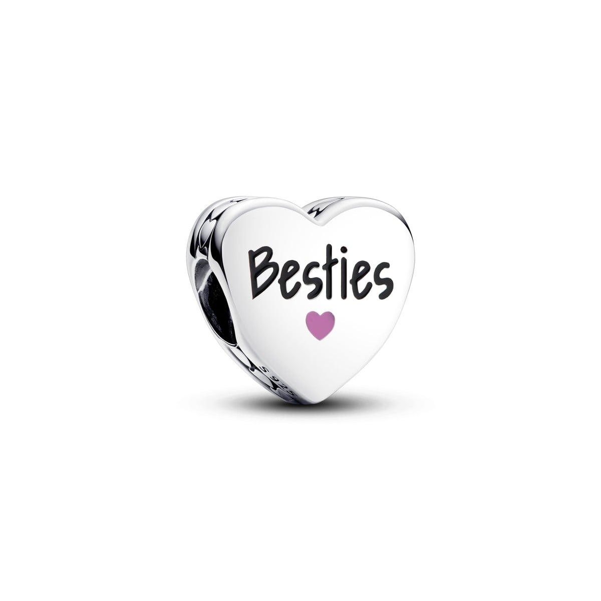 Besties Heart Charm
