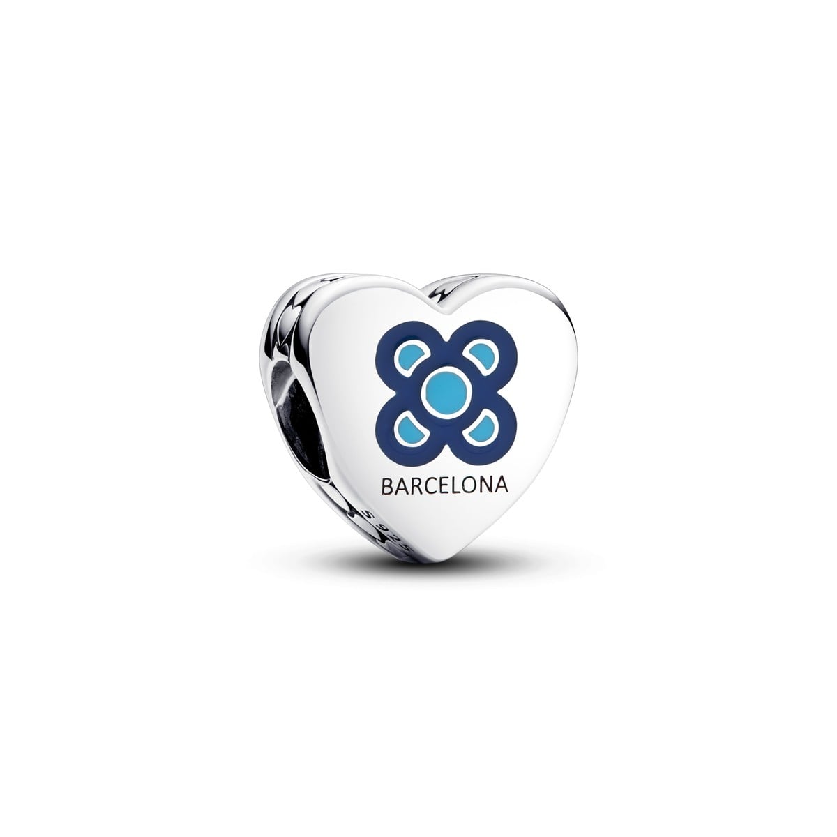 Barcelona Tile Heart Charm