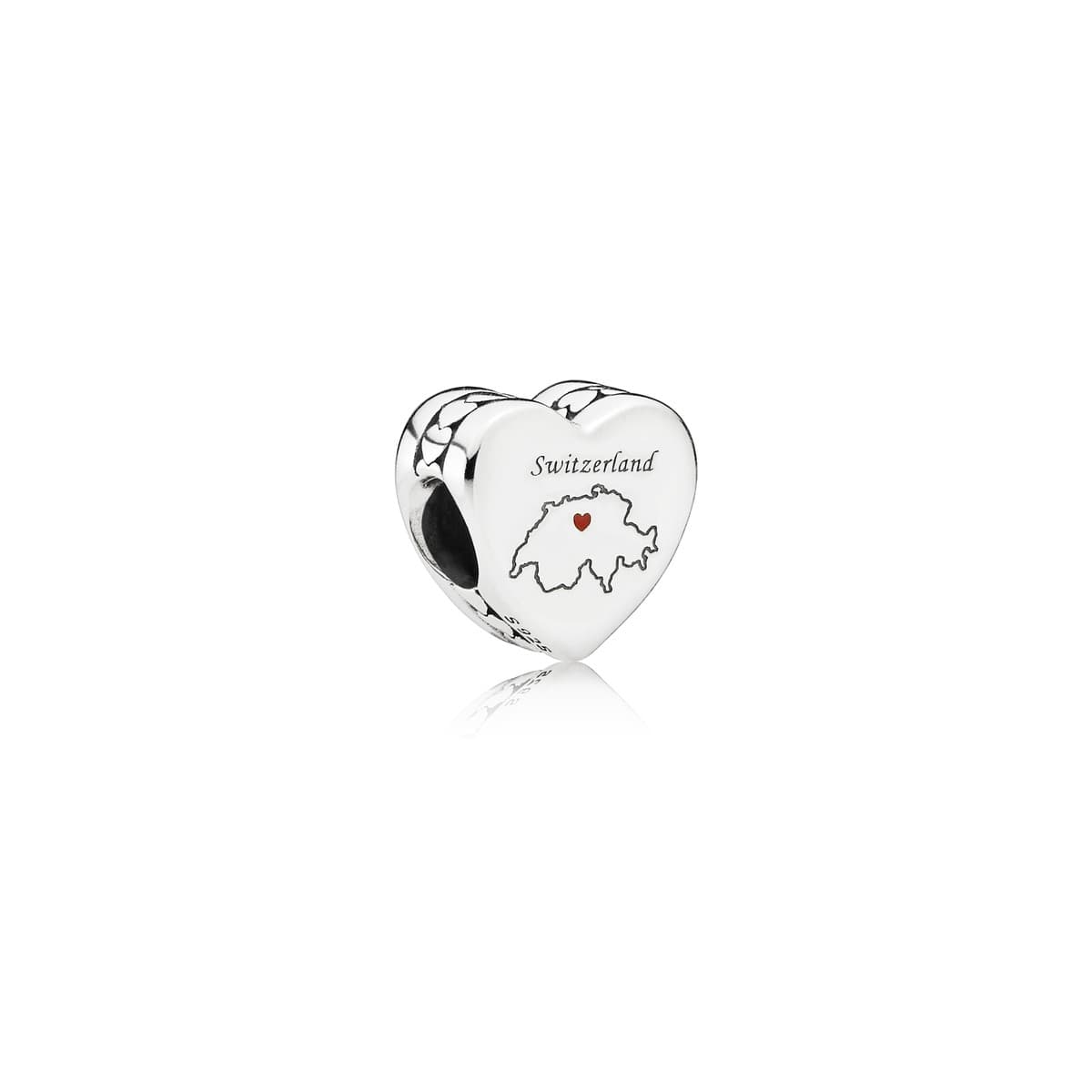 Pandora Switzerland Map Heart Charm 792015_E004 — photo 1 of 1