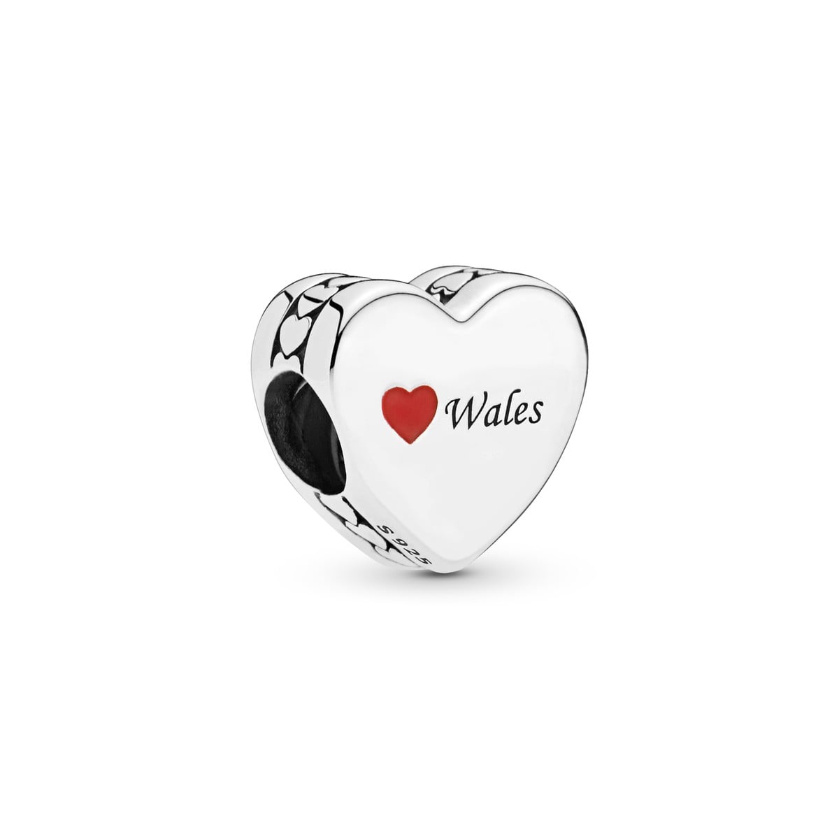 Wales Love Heart Charm