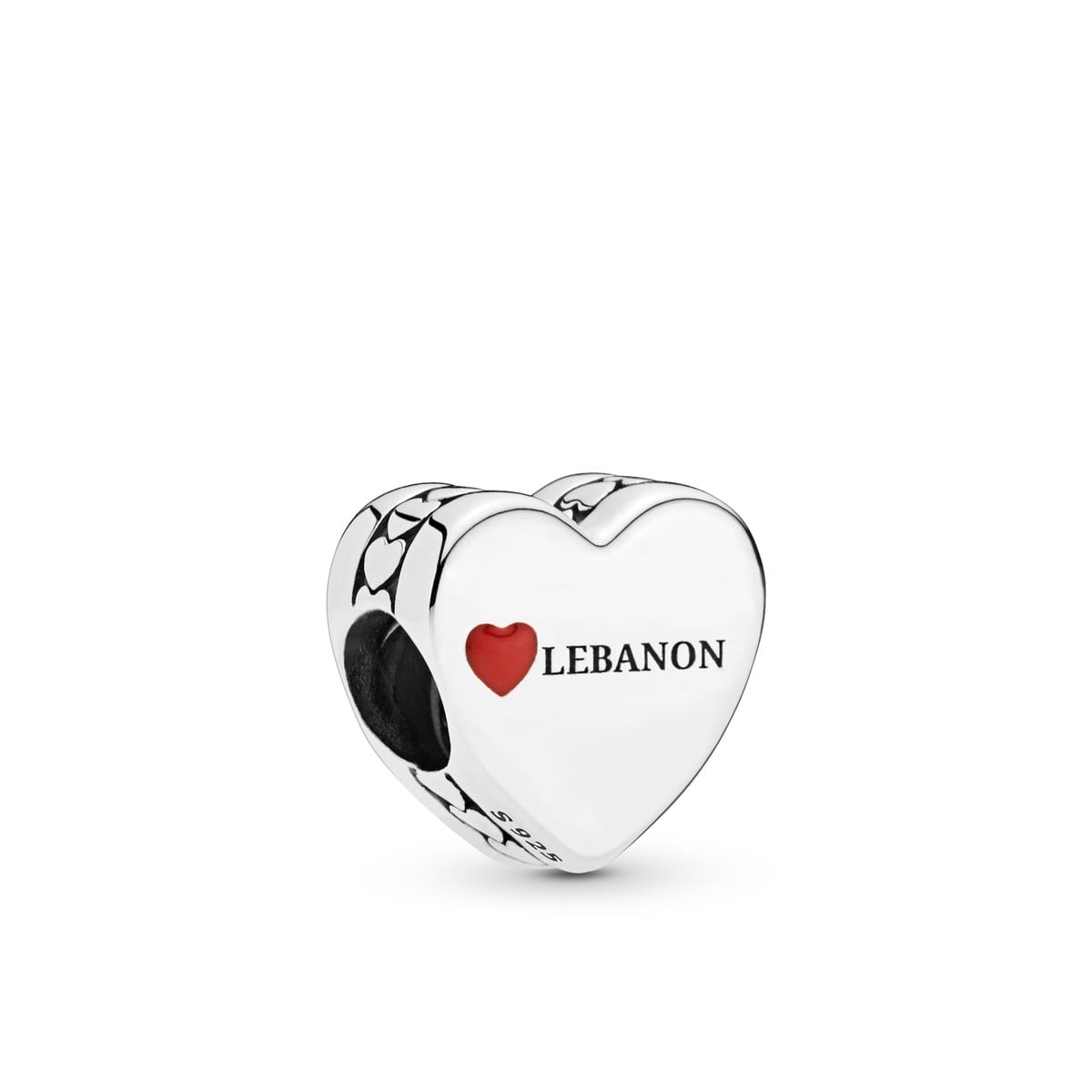 Lebanon Heart Charm