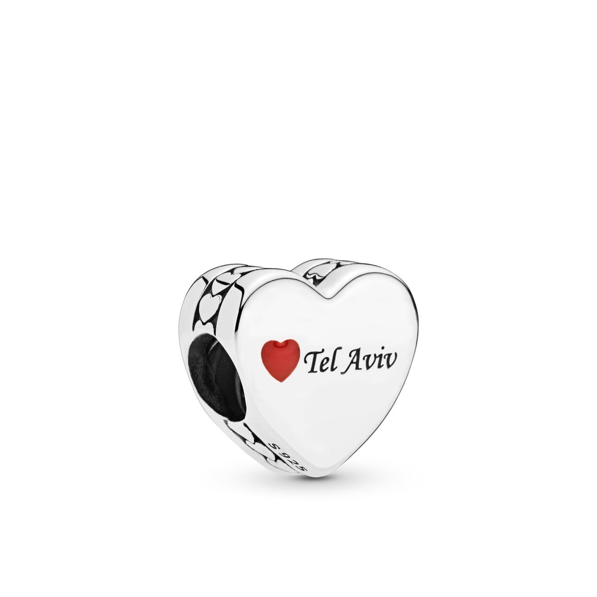 Tel Aviv Heart Charm