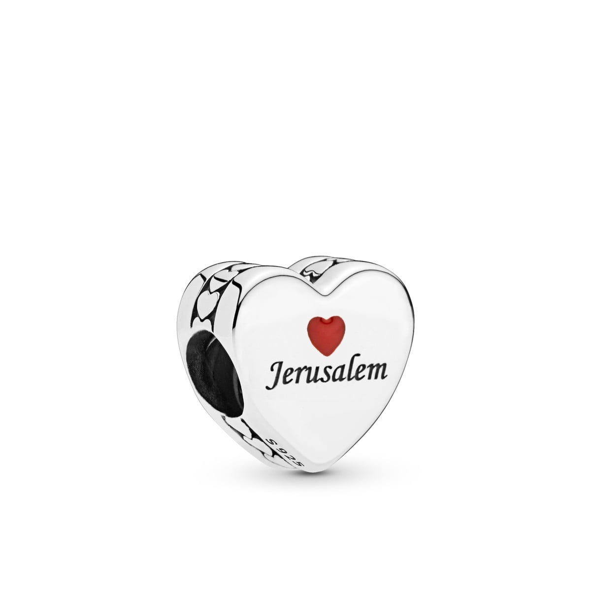 Jerusalem Heart Charm