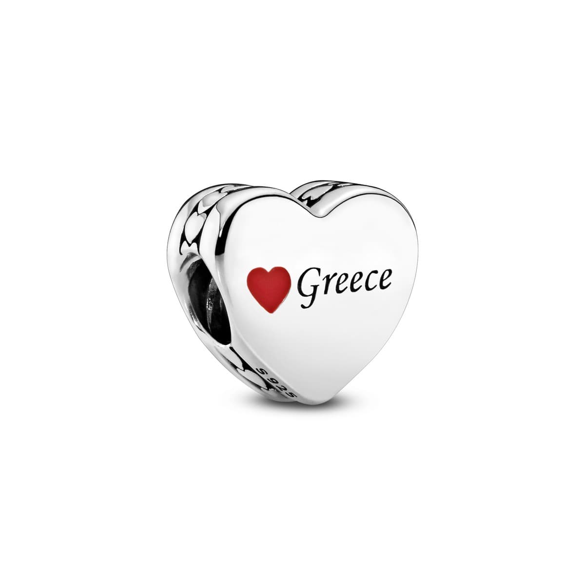 Pandora Greece Heart Charm 792015_E025 — Foto 1 von 1