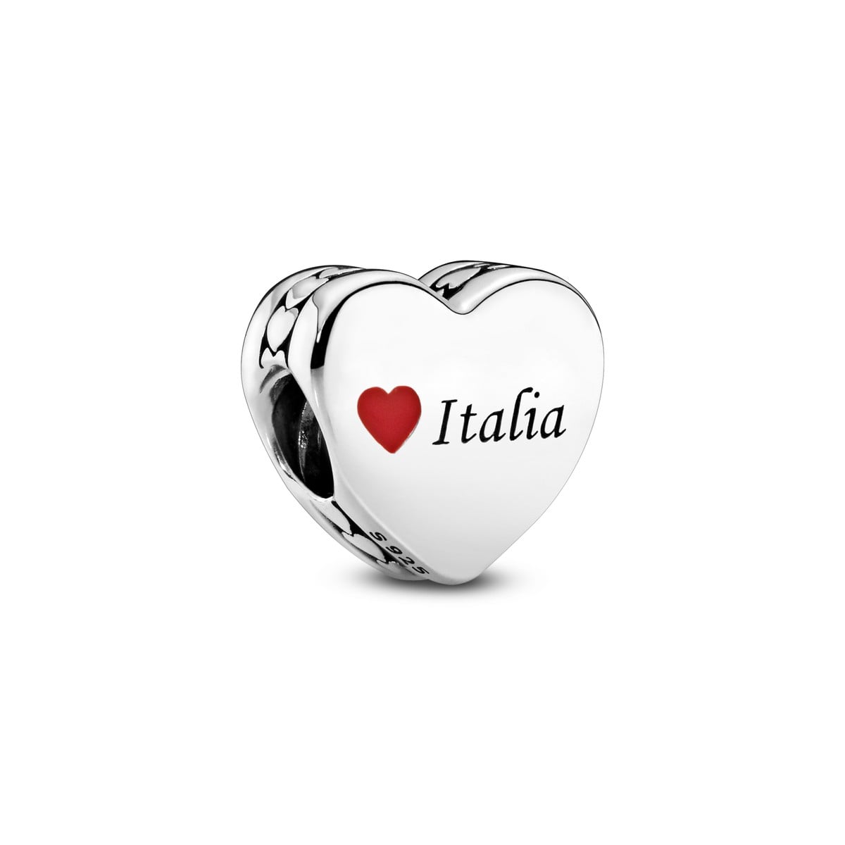 Italia Love Heart Charm