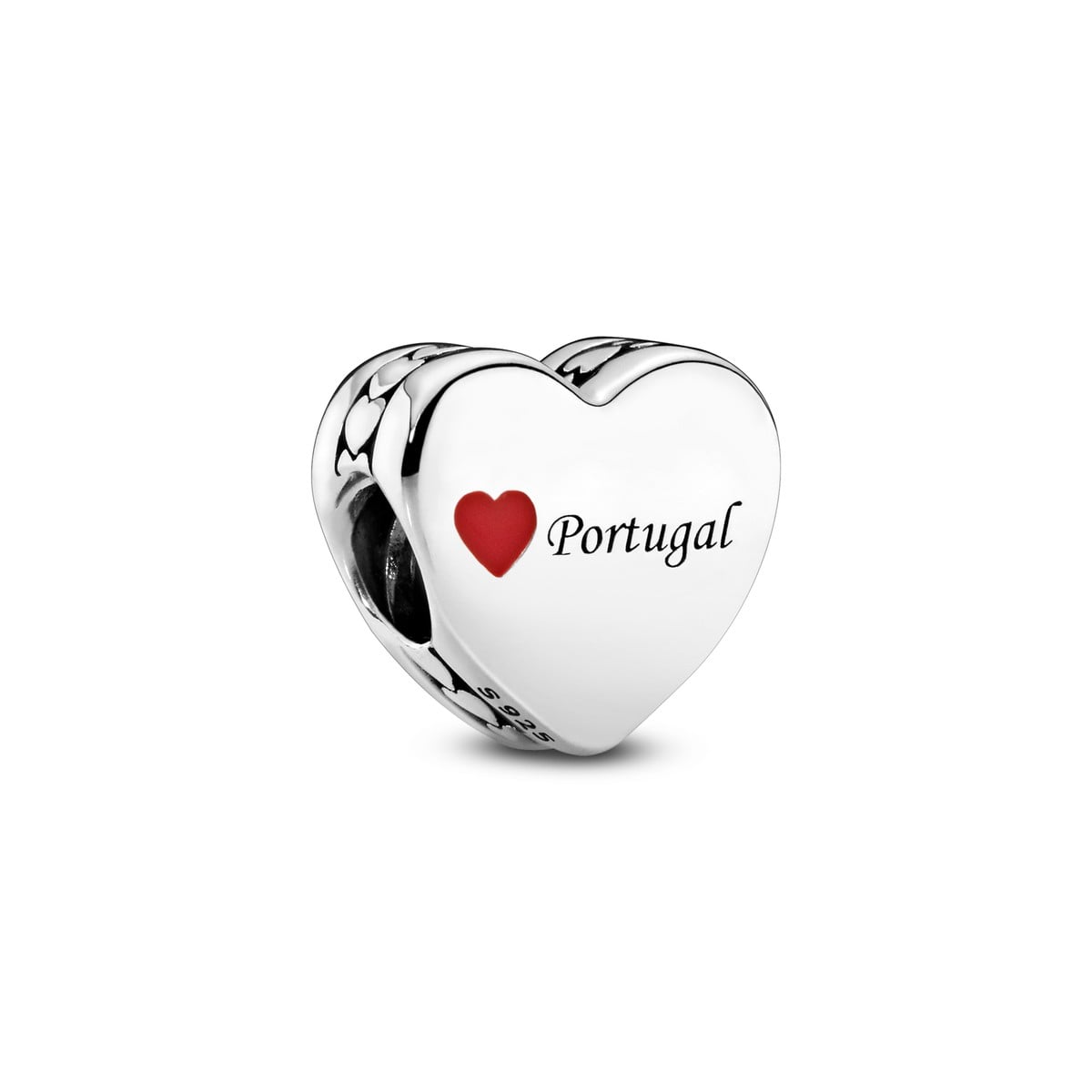 Portugal Heart Charm