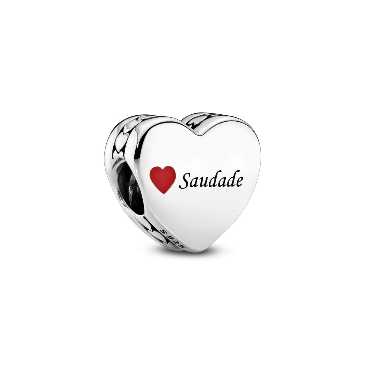 Saudade Heart Charm