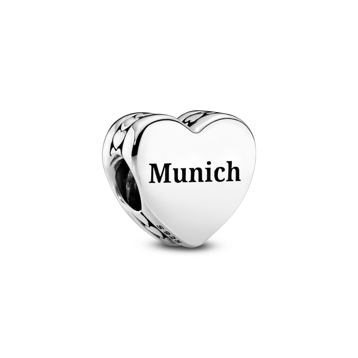 Munich Skyline Heart Charm