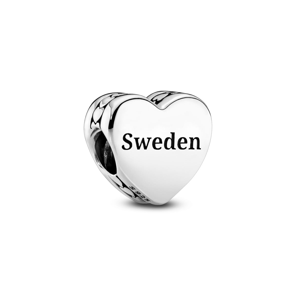 Sweden Heart Charm