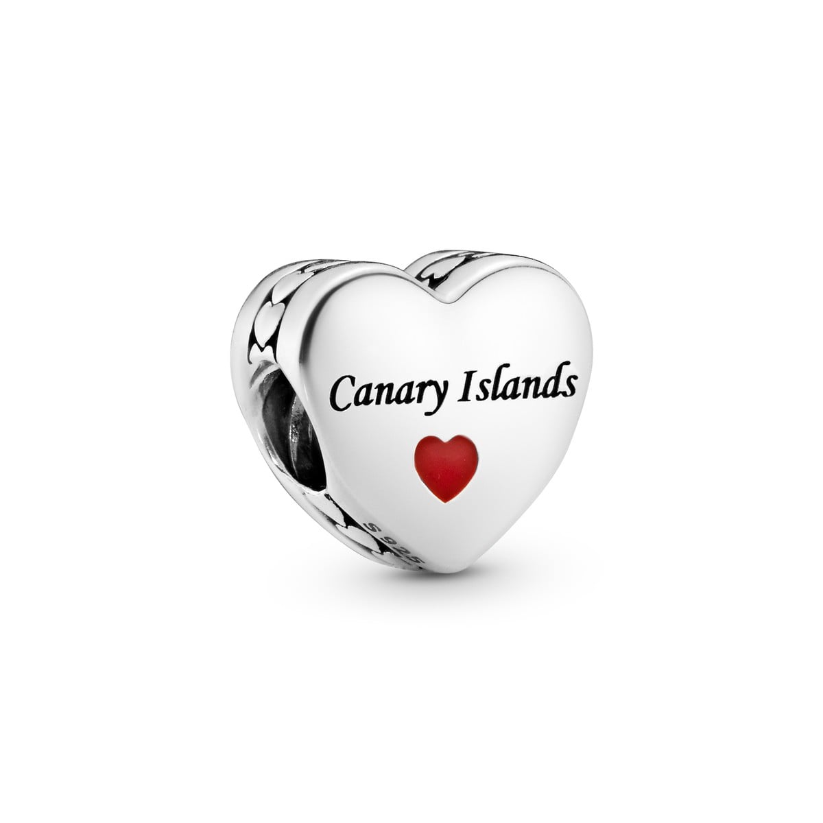 I Love Canary Islands Heart Charm